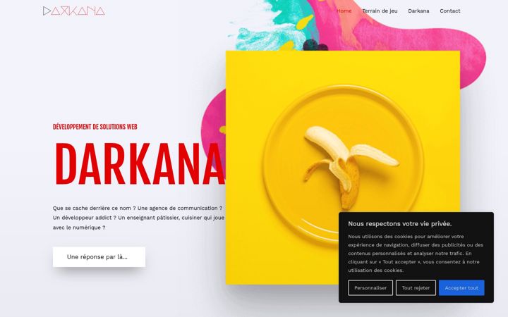 Screenshot of darkana.com