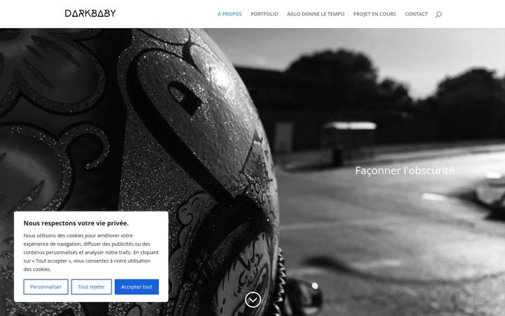 Screenshot of darkbaby.com