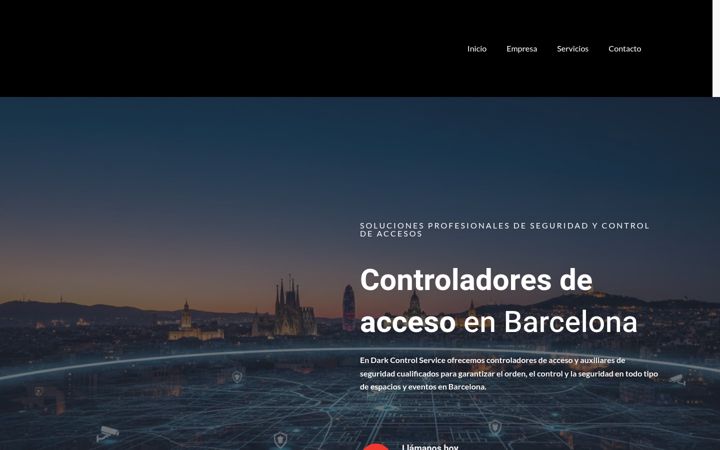 Screenshot di darkcontrolservice.es