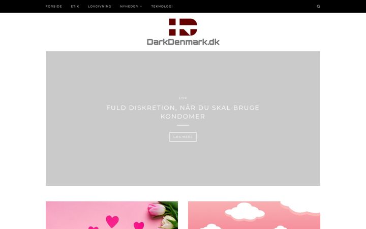 Screenshot of darkdenmark.dk