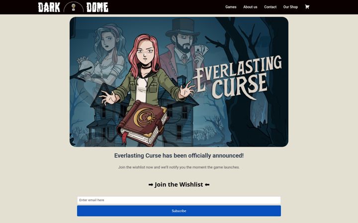 Screenshot of darkdome.com
