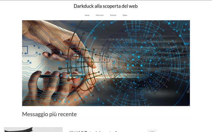 Screenshot of darkduck.altervista.org