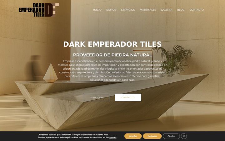 Screenshot of darkemperadortiles.com