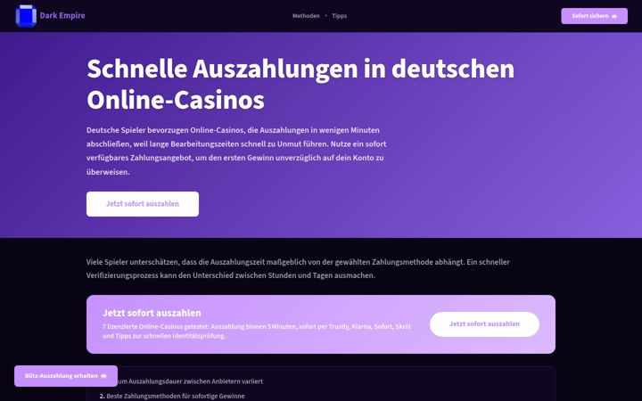 Screenshot of darkempire.de