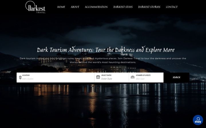 Screenshot of darkesttravel.com