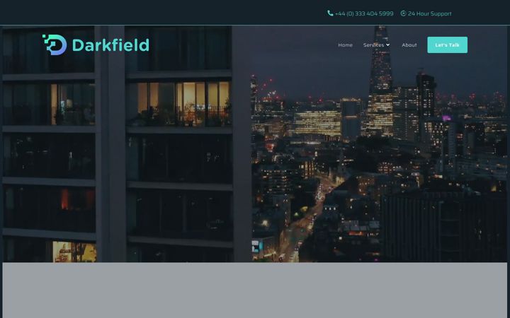 Screenshot of darkfieldcp.com