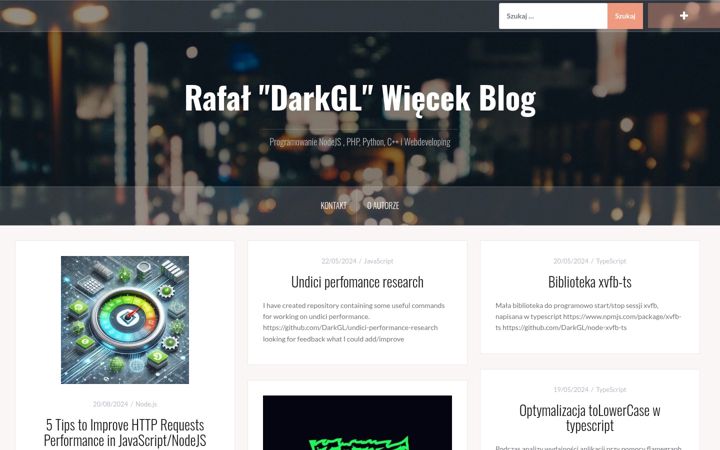 Screenshot of darkgl.pl