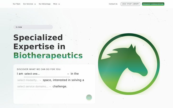 Screenshot of darkhorseconsultinggroup.com