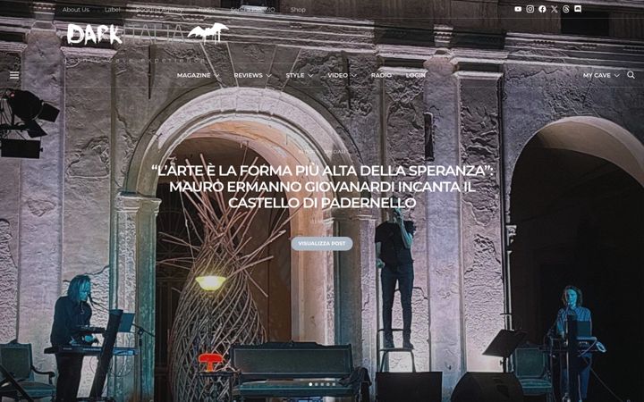 Screenshot of darkitalia.com