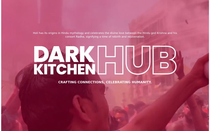 Screenshot of darkkitchenhub.com