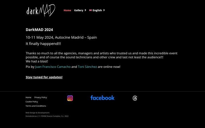 Screenshot di darkmad.es