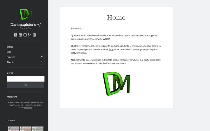 Screenshot of darkmagister.org