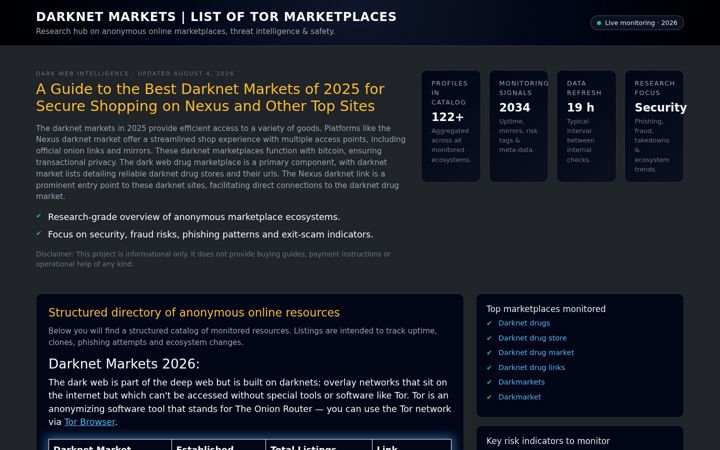 Screenshot of darkmarketbridge.com