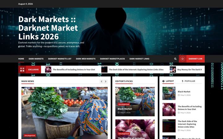 Screenshot of darkmarketlegion.com