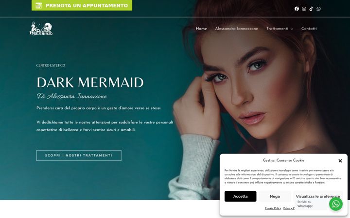 Screenshot of darkmermaid.it