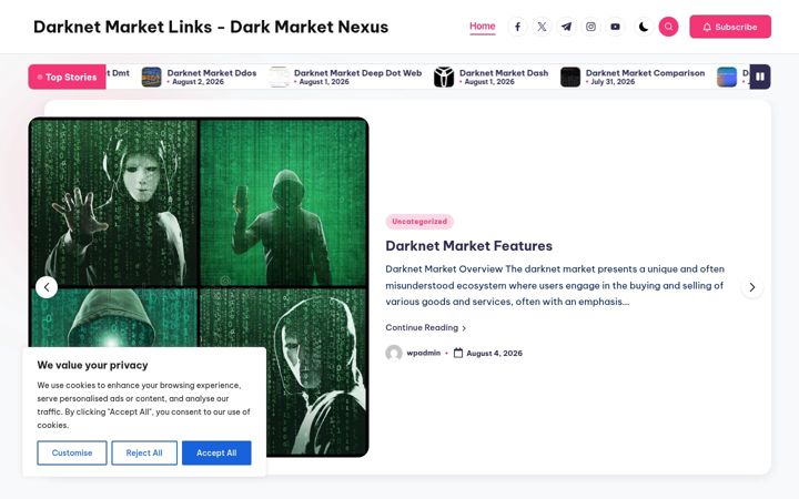 Captura de pantalla de darknetmarketnexus.info