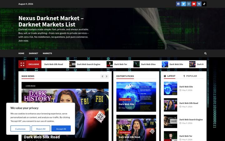 Screenshot of darknetmarketseasy.info