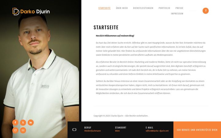 Screenshot of darko-djurin.net