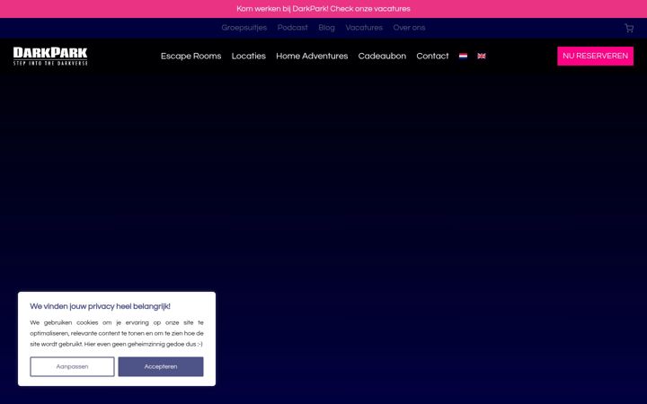 Screenshot of darkpark.com