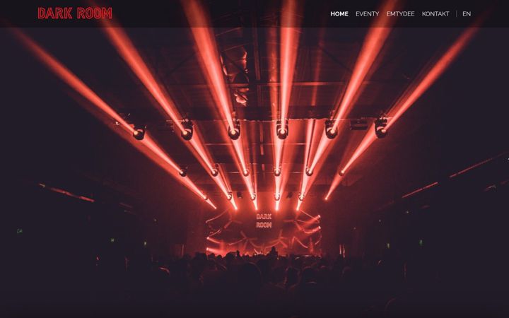Screenshot of darkroom-music.com