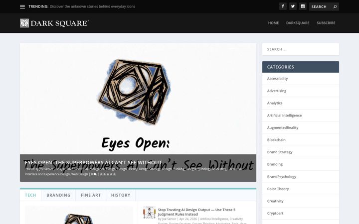 Screenshot di darksquare.org