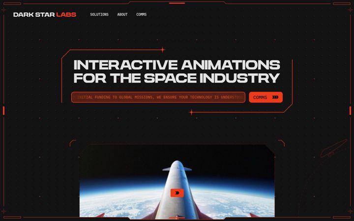 Екранна снимка на darkstarlabs.io