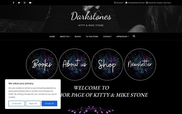 Screenshot of darkstones.eu