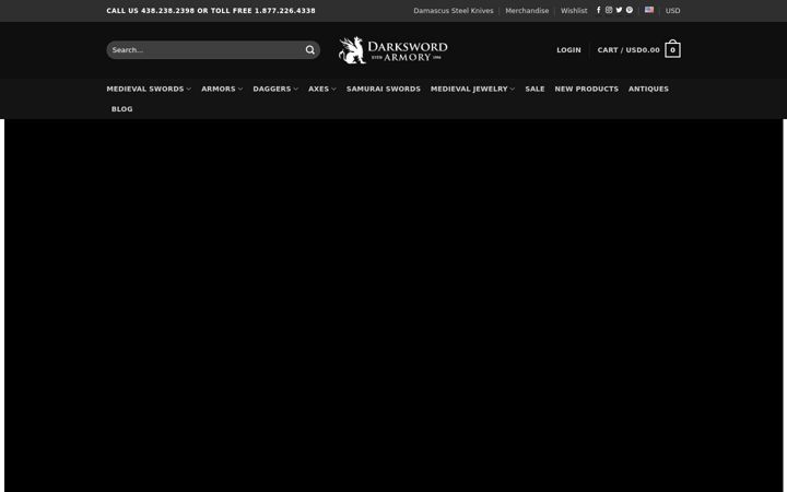 Screenshot of darkswordtestsite.com