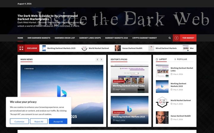 Screenshot of darkwebmarket2024.com