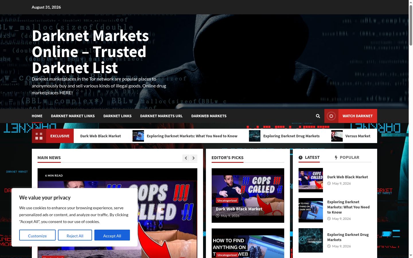 Screenshot tal-banner tal-kunsens muri qabel kwalunkwe interazzjoni