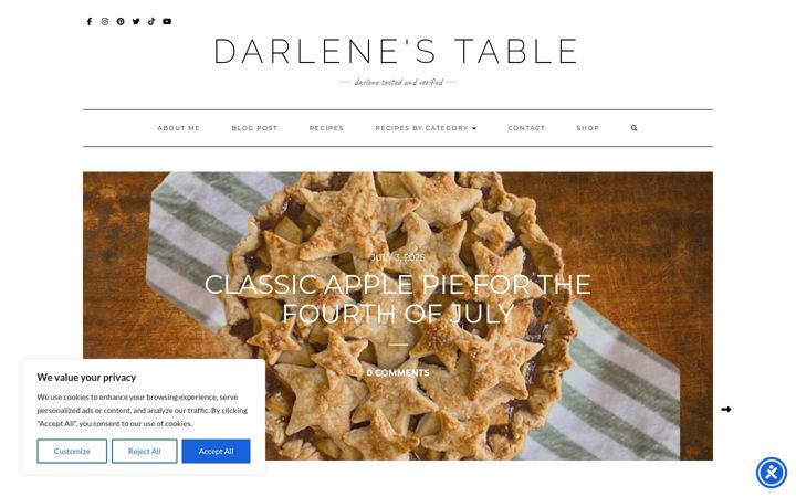 Screenshot of darlenestable.com