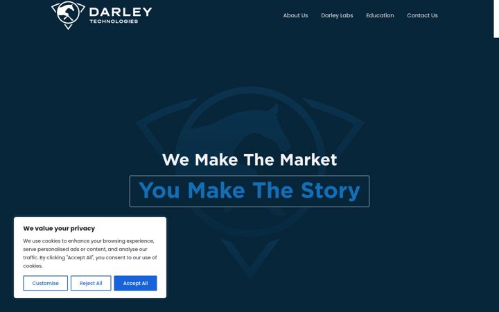 Screenshot of darleytechnologies.com