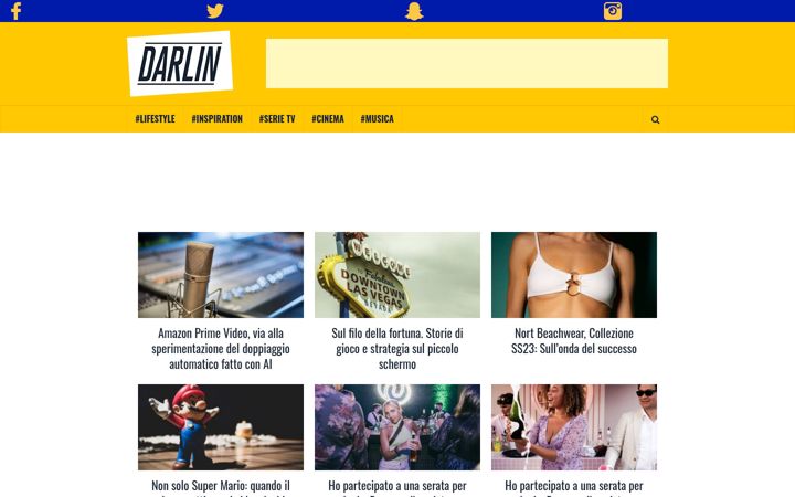 Screenshot of darlin.it