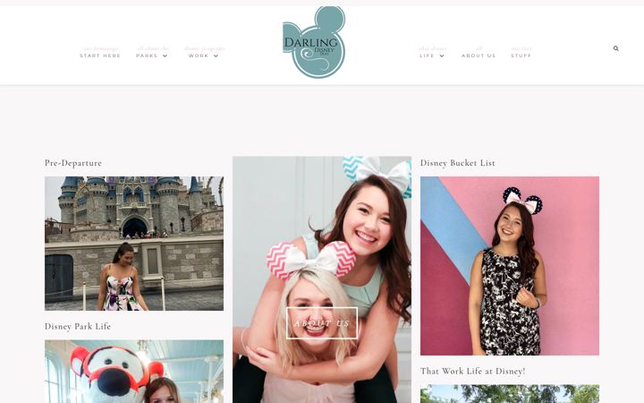Screenshot of darlingdisneyduo.com