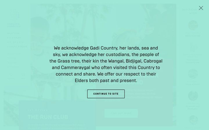 Screenshot of darlingharbour.com
