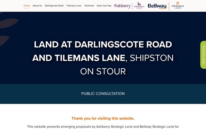 Skærmbillede af darlingscote-tilemans.co.uk