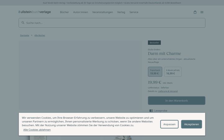 Screenshot of darm-mit-charme.de
