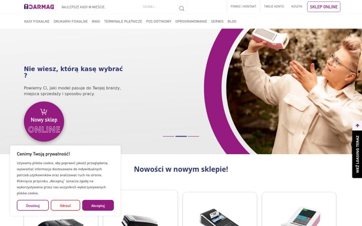 Screenshot van darmag.com.pl