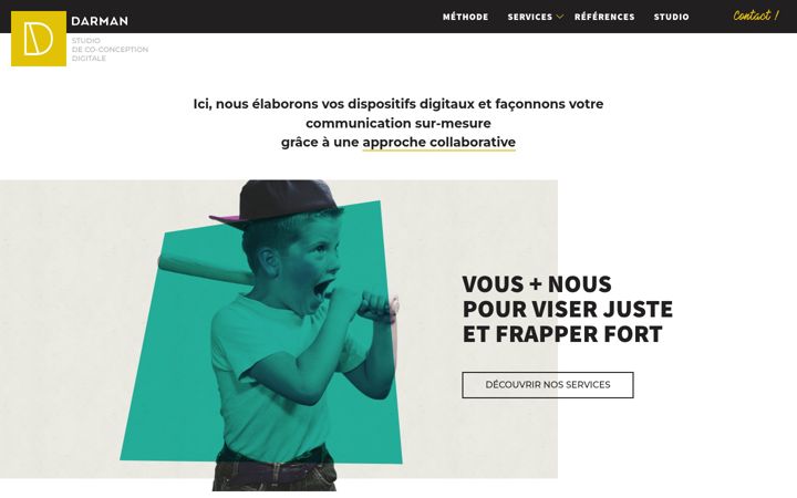 Zrzut ekranu darmandesign.fr