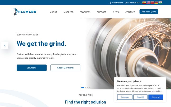 Screenshot of darmann.com