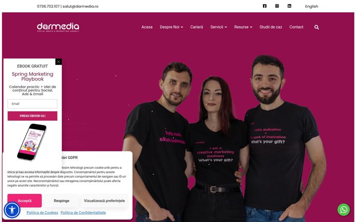 Ekrānuzņēmums no darmedia.ro