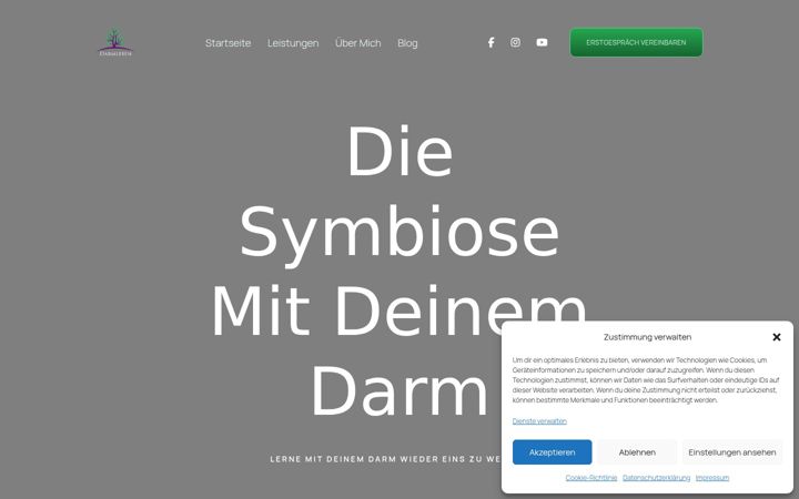 Screenshot of darmleben.de