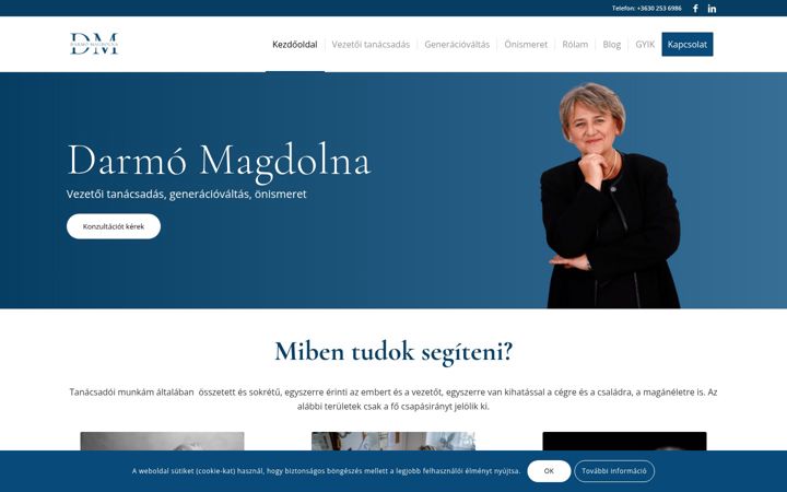 Zrzut ekranu darmomagdolna.hu