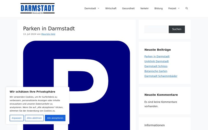 Screenshot of darmstadt-magazin.de
