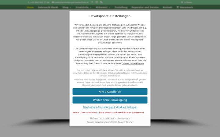 Screenshot of darnhofer-gartentechnik.at