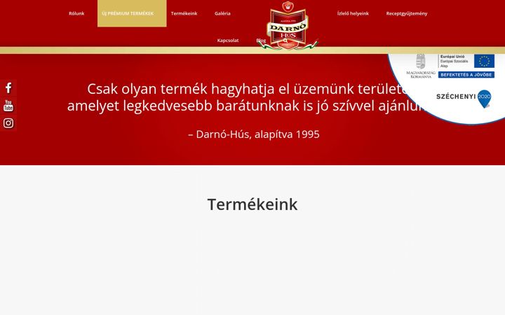 Zrzut ekranu darno-hus.hu