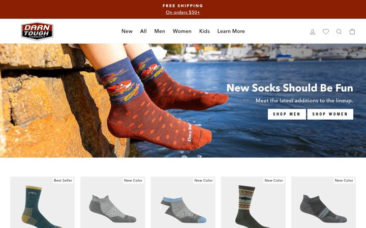 Screenshot of darntough.com