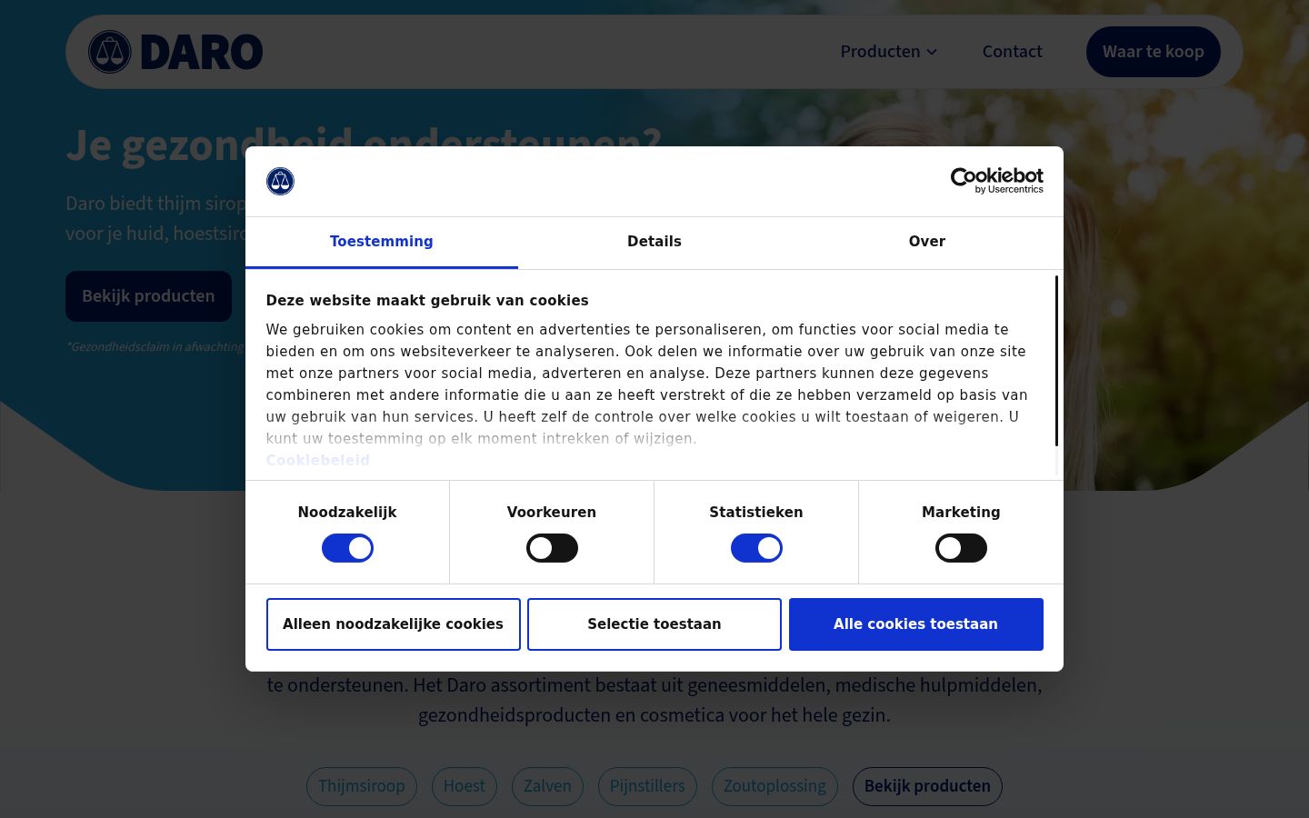 Sutikimo reklamjuostės, rodytos prieš bet kokią sąveiką, ekrano kopija
