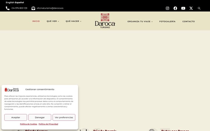 Screenshot von darocaturismo.es