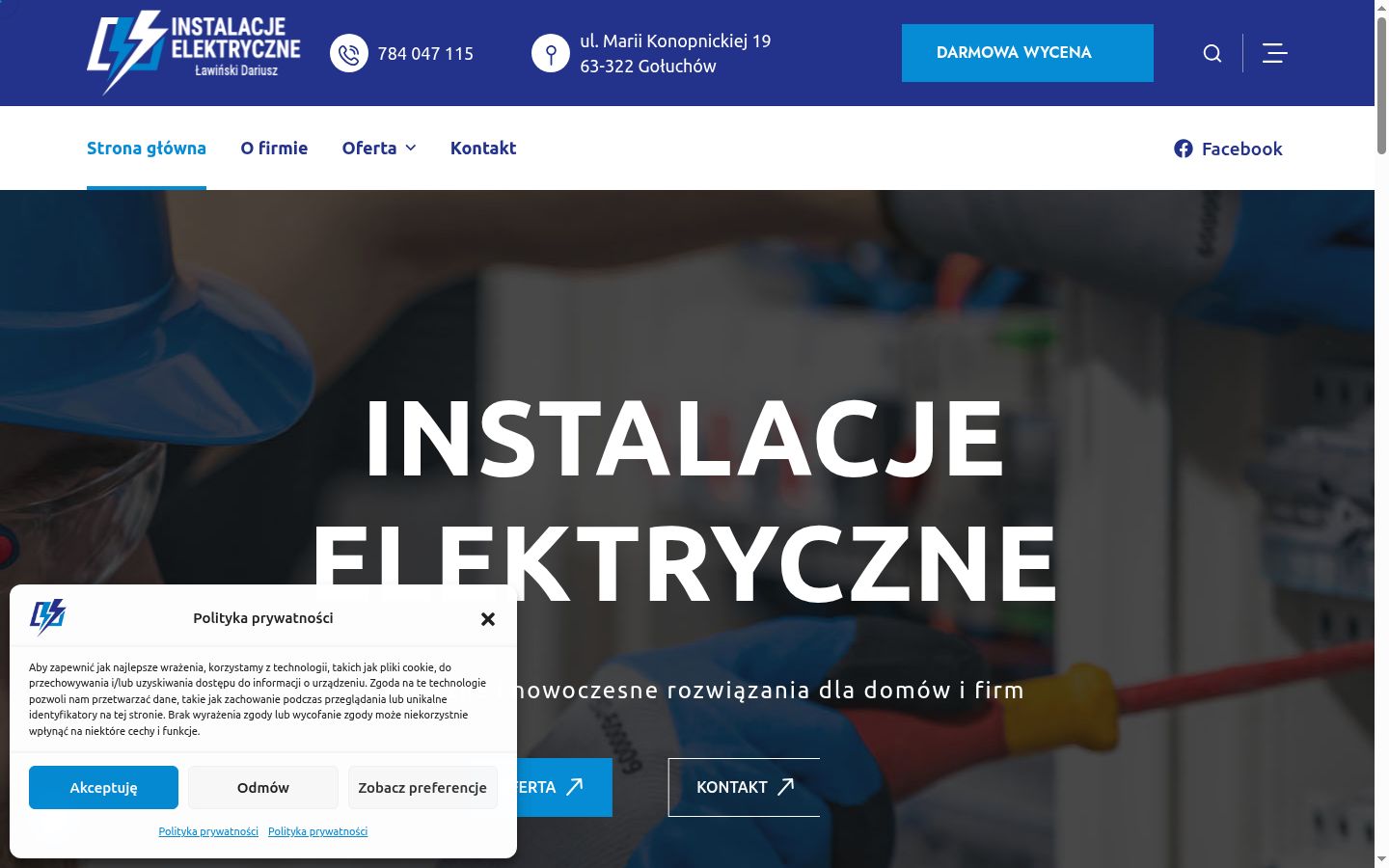 Captură de ecran a bannerului de consimțământ afișat înainte de orice interacțiune